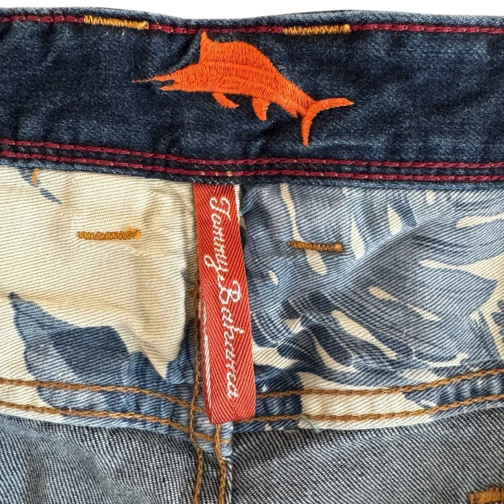 Tommy Bahama 40x29 Dark Wash Tencel Blend Straight Leg Men's Jeans
